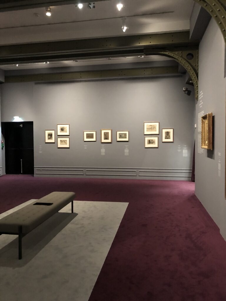 Vue de l'exposition James McNeill Whistler et la Frick Collection au Musée d'Orsay
