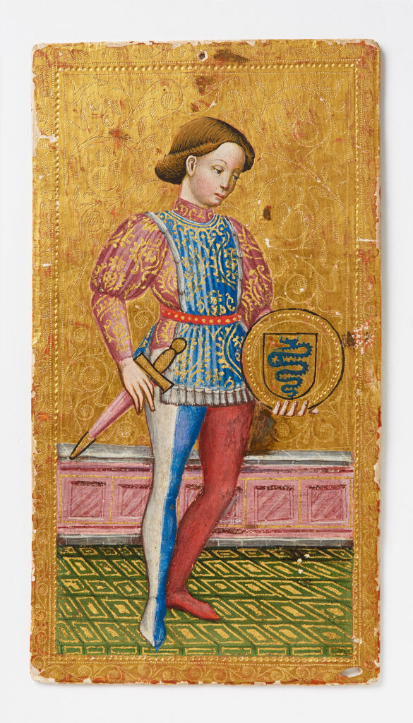 Valet de deniers, Anonyme, Milan, vers 1450 