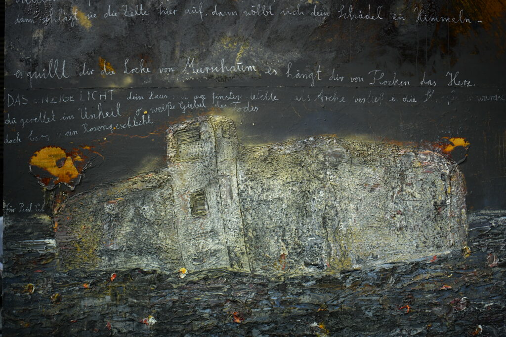 Vue de l'exposition Pour Paul Celan d'Anselm Kiefer au Grand Palais Ephémère