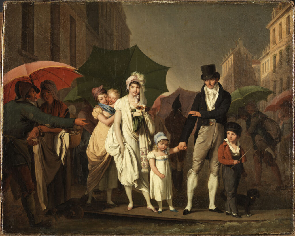 Louis-Léopold Boilly, Le passage de la planche, vers 1810-1814
