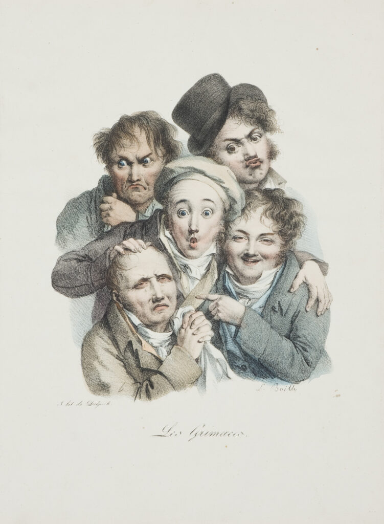 Louis-Léopold Boilly, Les Grimaces, vers 1823