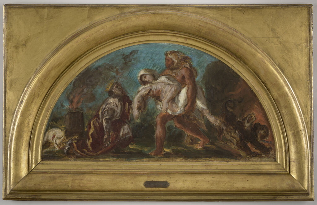 Eugène Delacroix, Hercule ramenant Alceste du fond des Enfers, 1852
