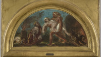 Exposition - Dans le secret des grands décors - Eugène Delacroix - Musée Eugène Delacroix - Hercule ramenant Alceste