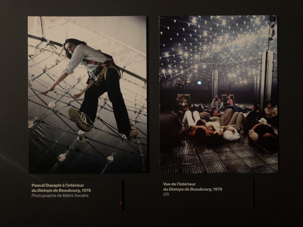 Vue de l'exposition Révolutions Xenakis à la Cité de la Musique - Philharmonie de Paris