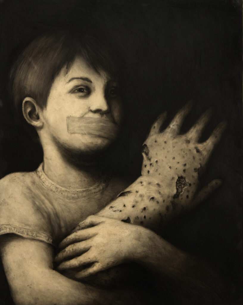 Victor Soren, Portraits extraits de l’installation 50 et des poussières, 2020-2021