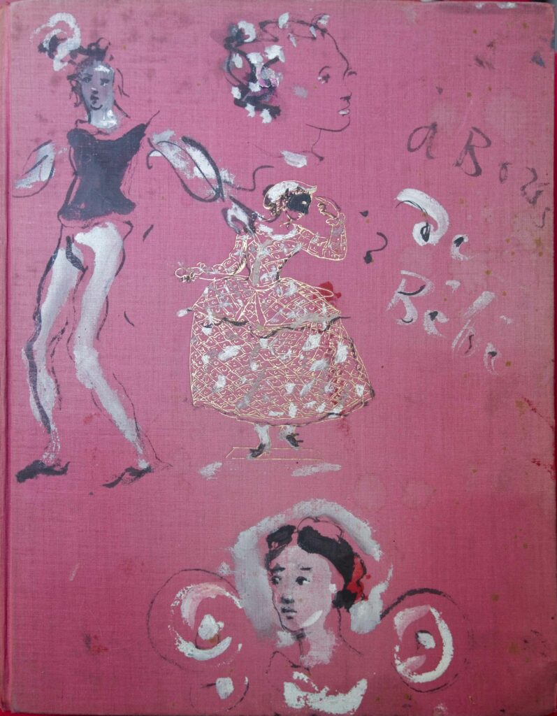 Couverture de livre, Meister des Ballets André Levinson signé et dédicacée, anc coll Pierre Le Tan, vers 1930