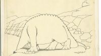 exposition de popeye a persepolis, cité internationale de la bande dessinée et de l'image, Winsor McCay, Gertie le Dinosaur, 1914