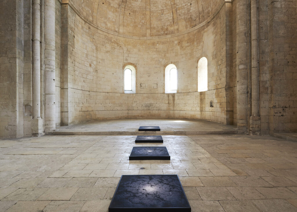 Eric Bourret, Exposition Abbaye de Montmajour, Arles 2015 