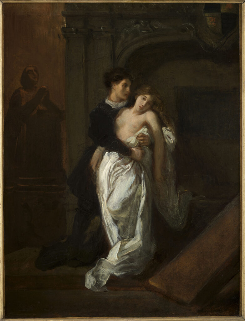 Eugène Delacroix, Roméo et Juliette devant le tombeau des Capulets, vers 1850
