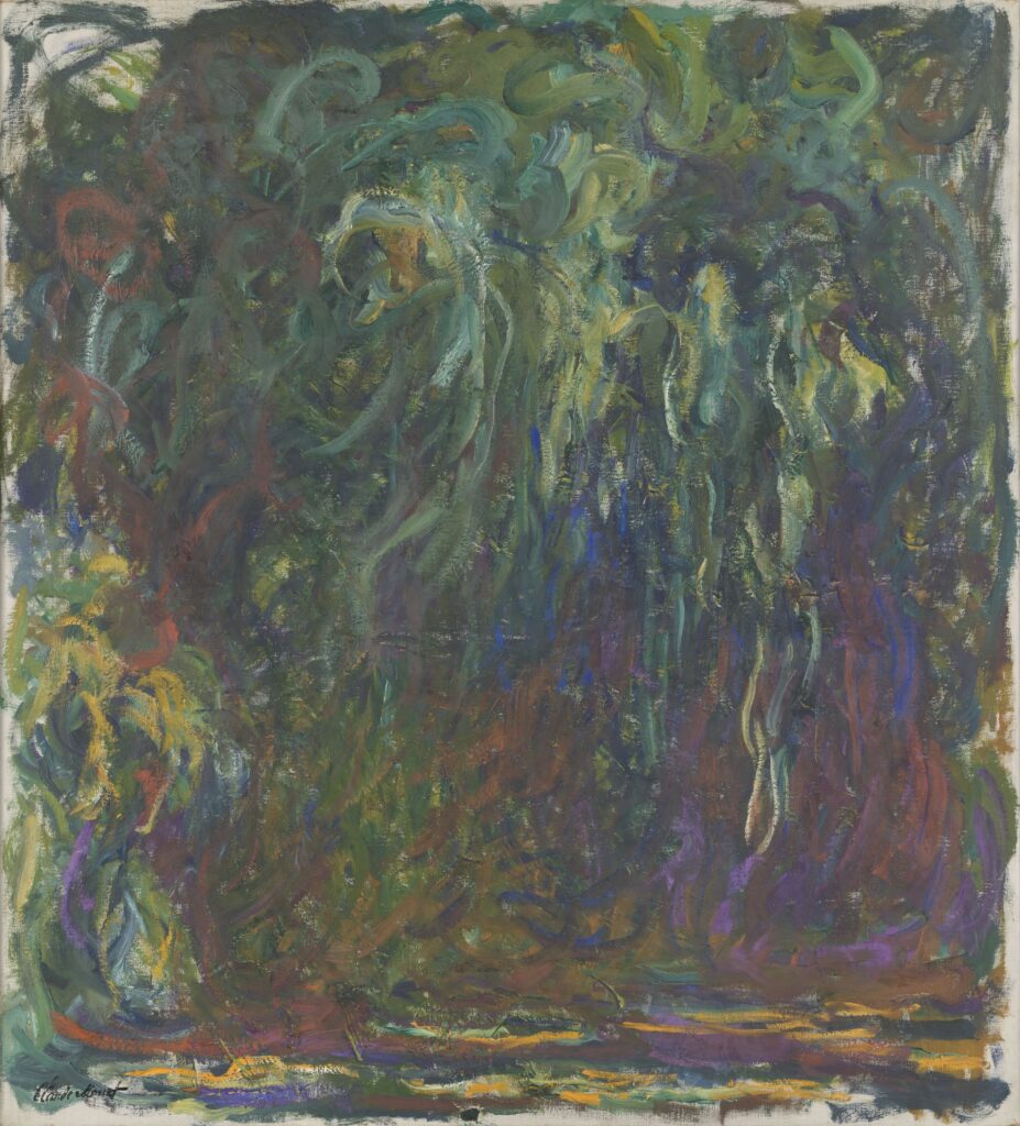 Claude Monet, Saule pleureur, entre 1920 et 1922 