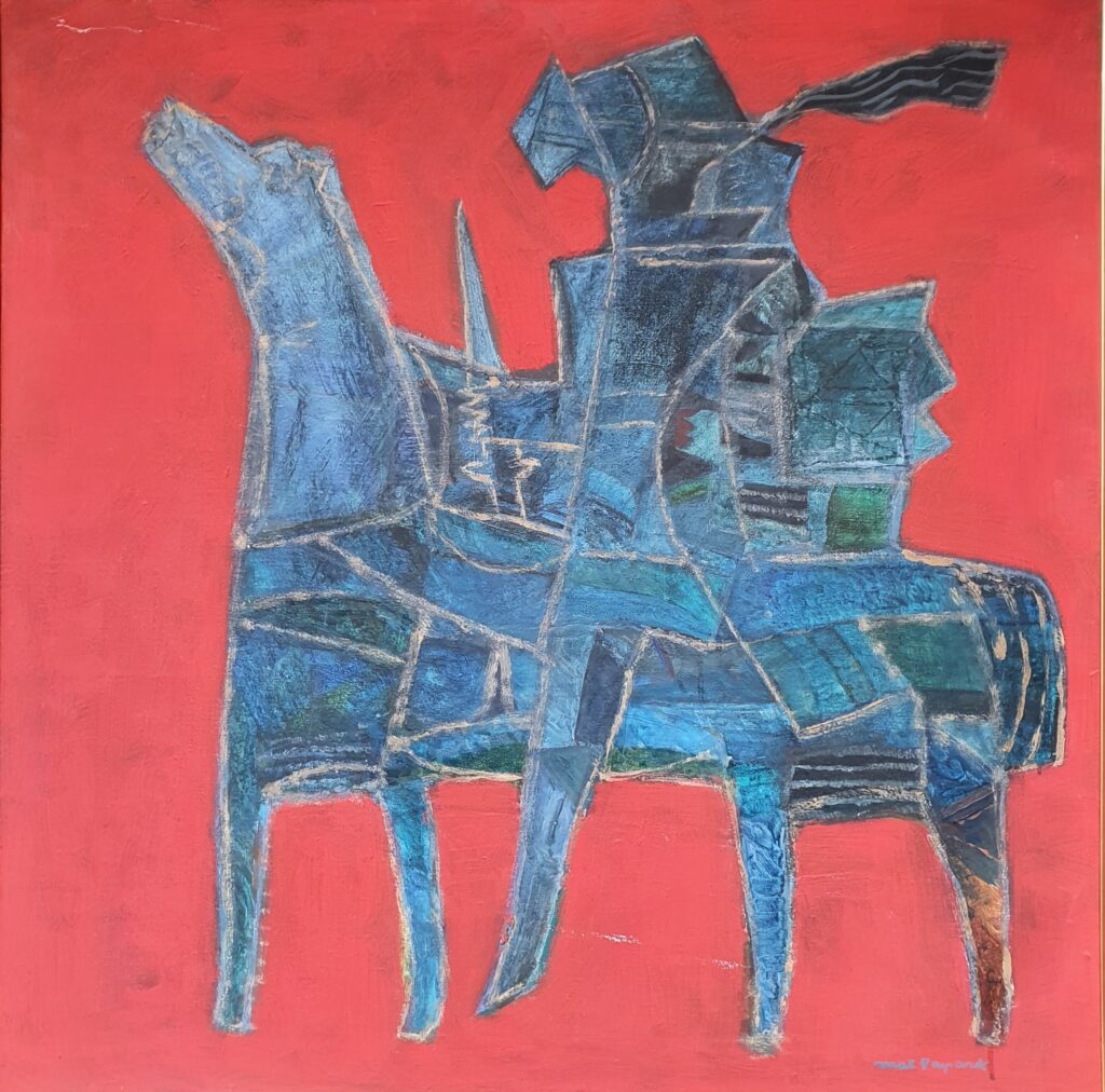 Max Papart, Le cavalier bleu, 1963