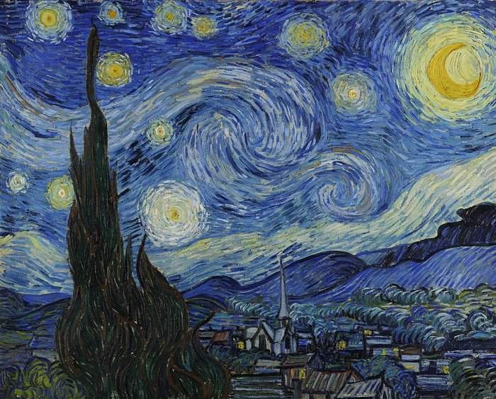 Vincent Van Gogh, La Nuit Étoilée, 1889