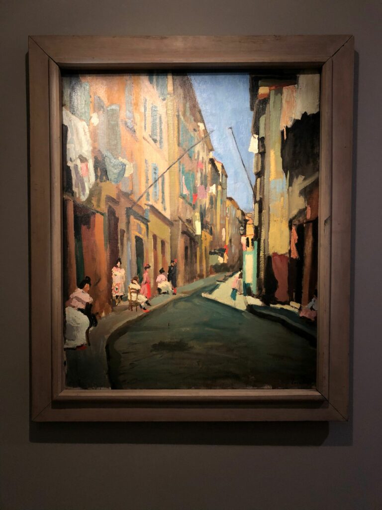 Vue de l'exposition Charles Camoin, un fauve en liberté, au Musée de Montmartre, Paris