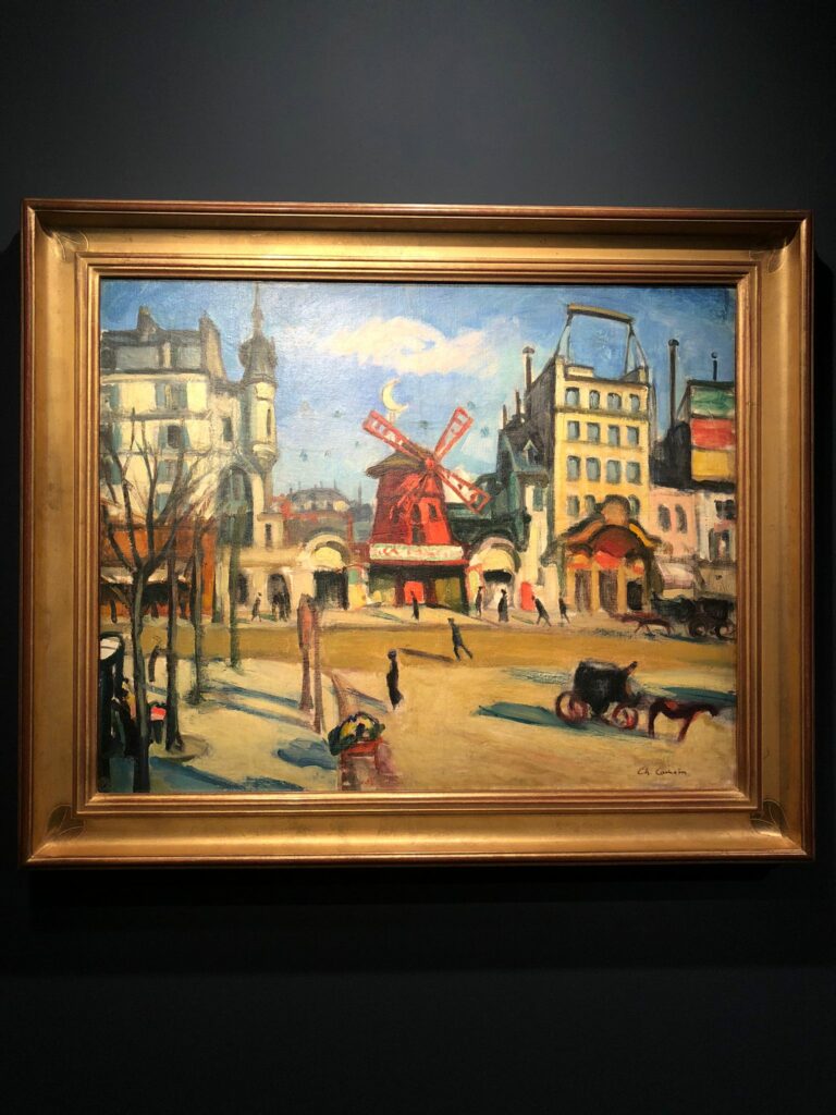 Vue de l'exposition Charles Camoin, un fauve en liberté, au Musée de Montmartre, Paris