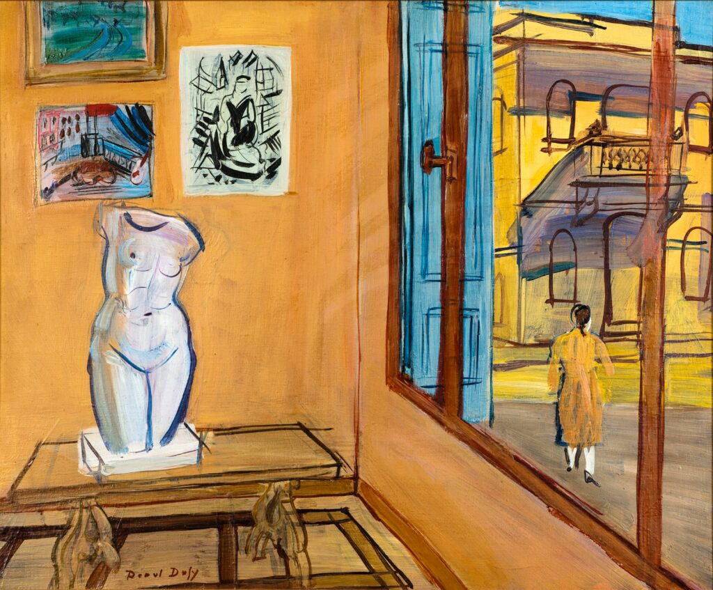 Raoul Dufy, Atelier au torse, vers 1946