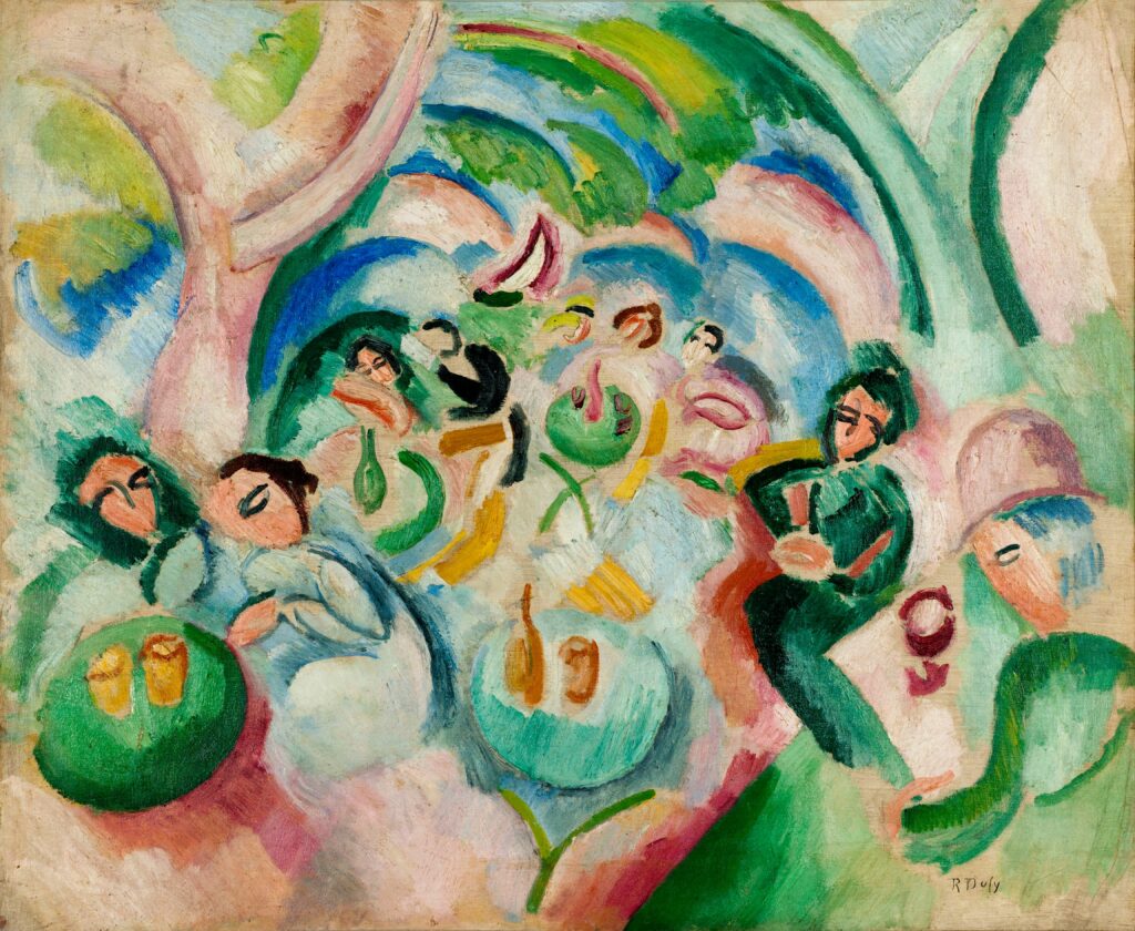 Raoul Dufy, Café à l'Estaque, ou l'Apéritif, 1908