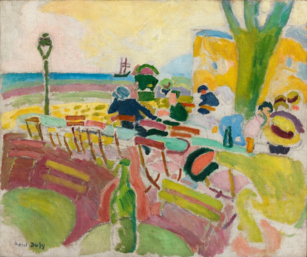 Raoul Dufy, La terrasse sur la plage, 1907