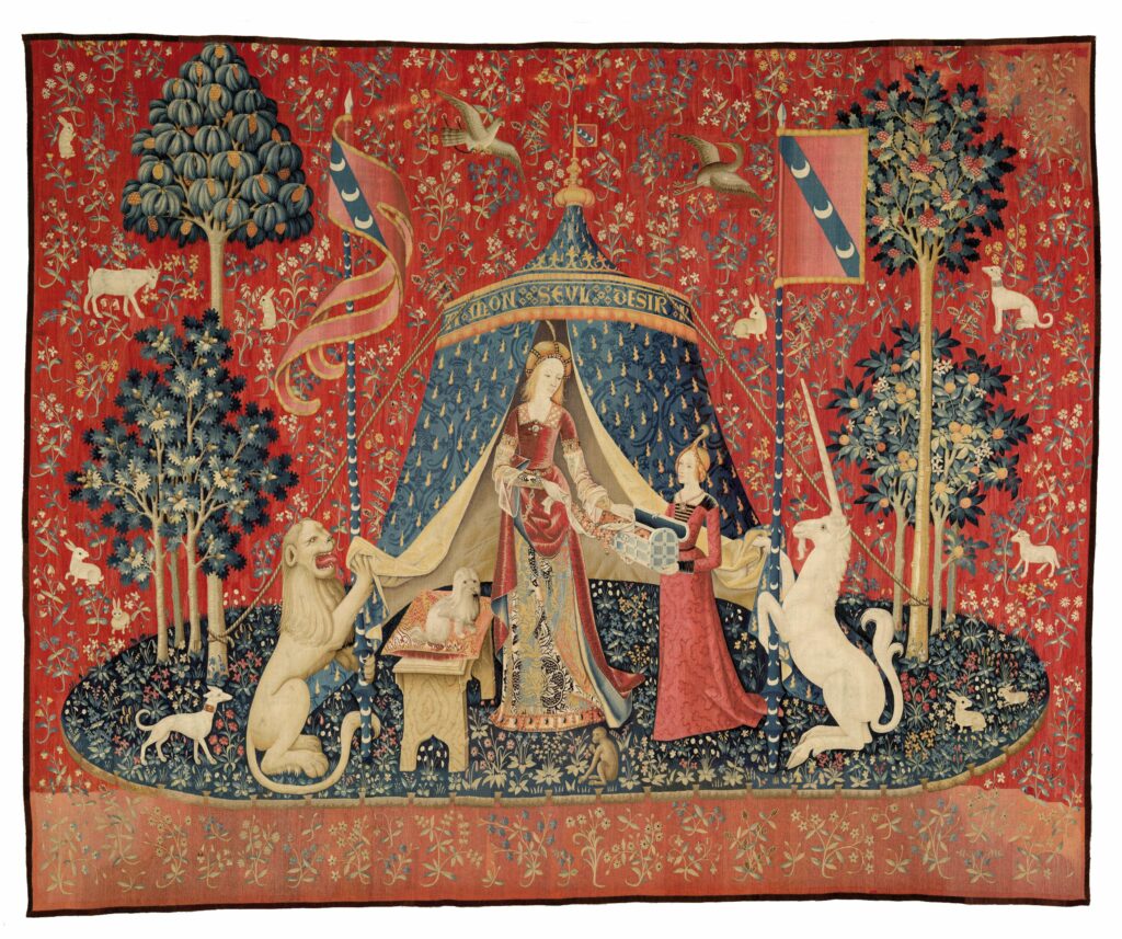Mon seul désir, tenture de la Dame à la licorne, vers 1500.