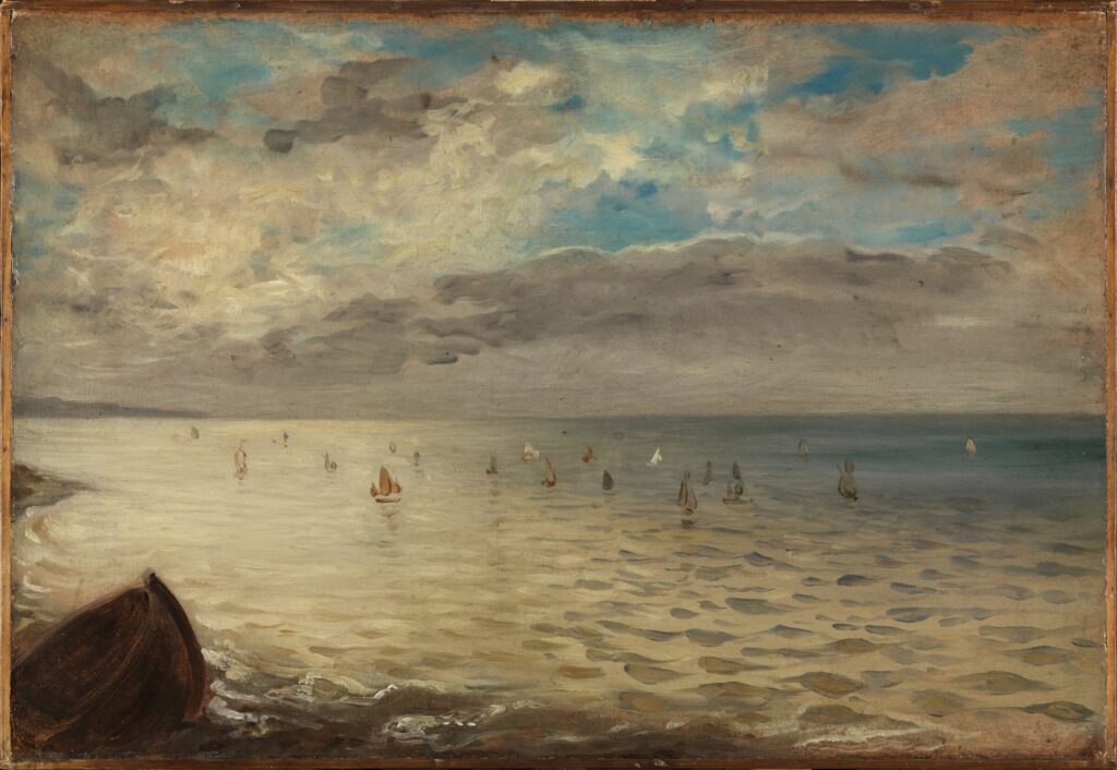 Eugène Delacroix, La mer vue des hauteurs de Dieppe