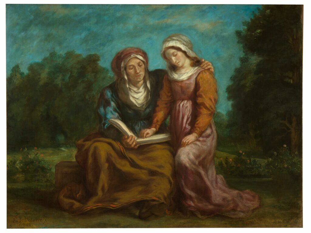 Eugène Delacroix, L'éducation de la Vierge