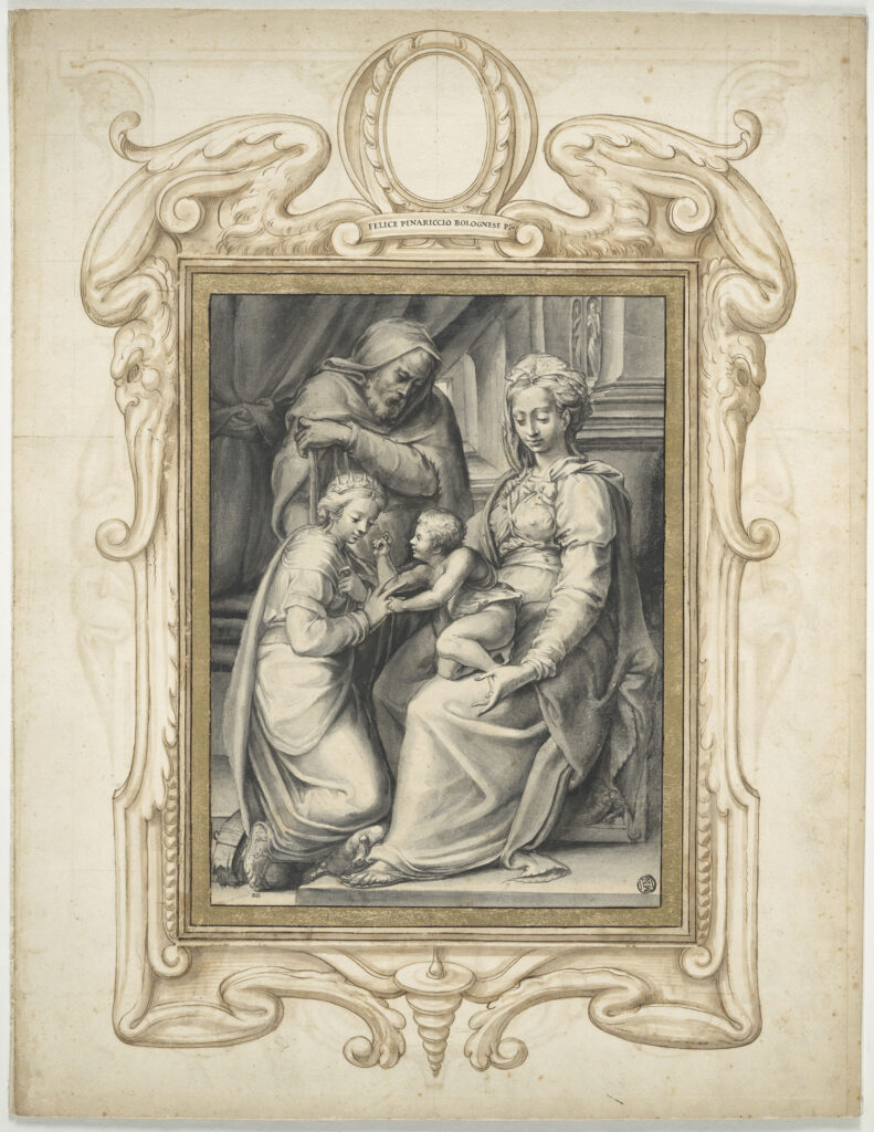 Felice Pinariccio, Le Mariage mystique de sainte Catherine d’Alexandrie 
