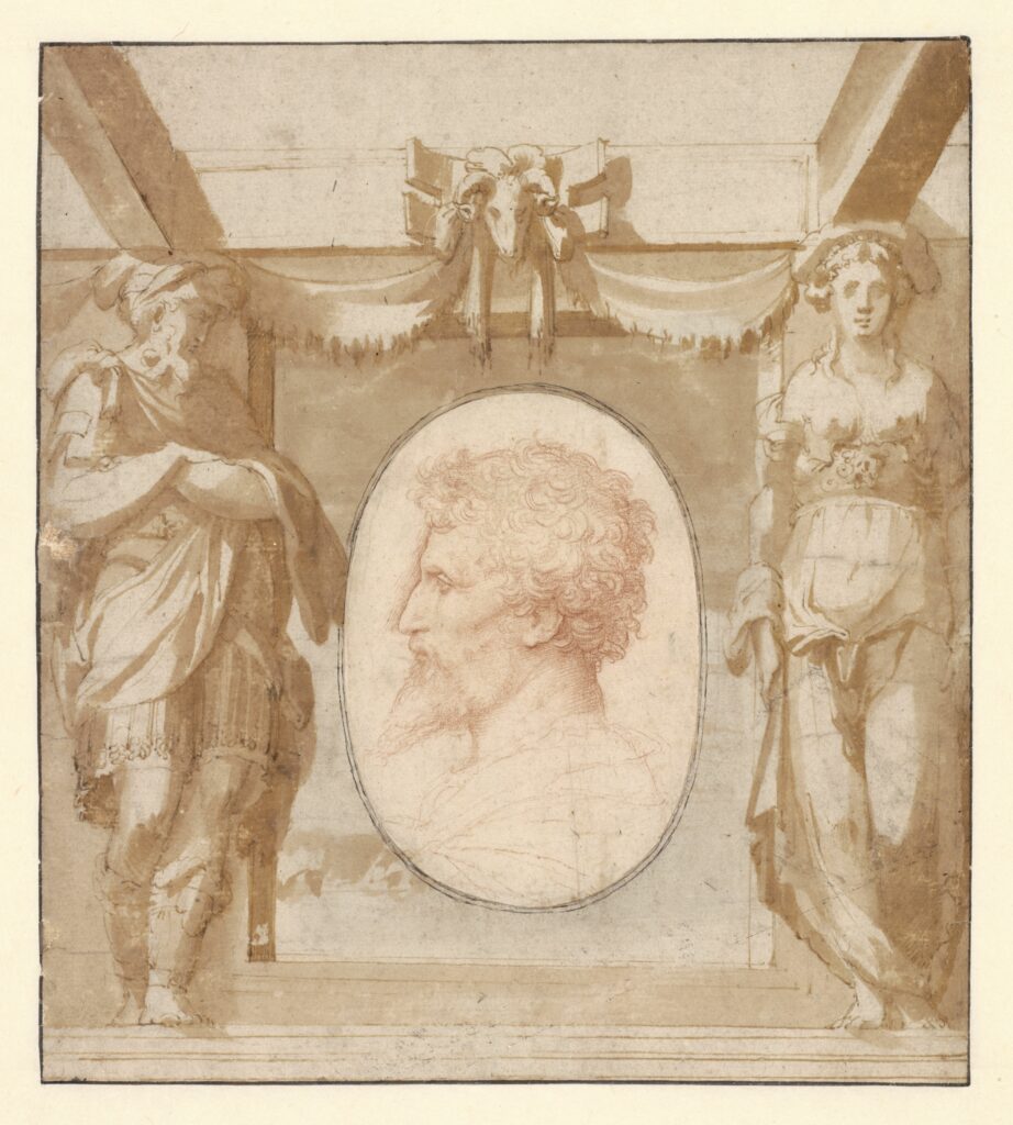 Girolamo Francesco Maria Mazzuola, dit Parmigianino, Portrait de Valerio Belli Vicentino
