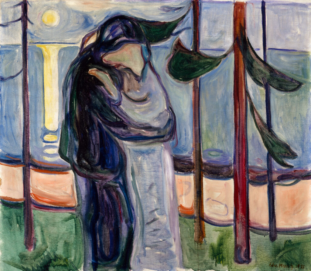 Edvard Munch, The Kiss, 1921
