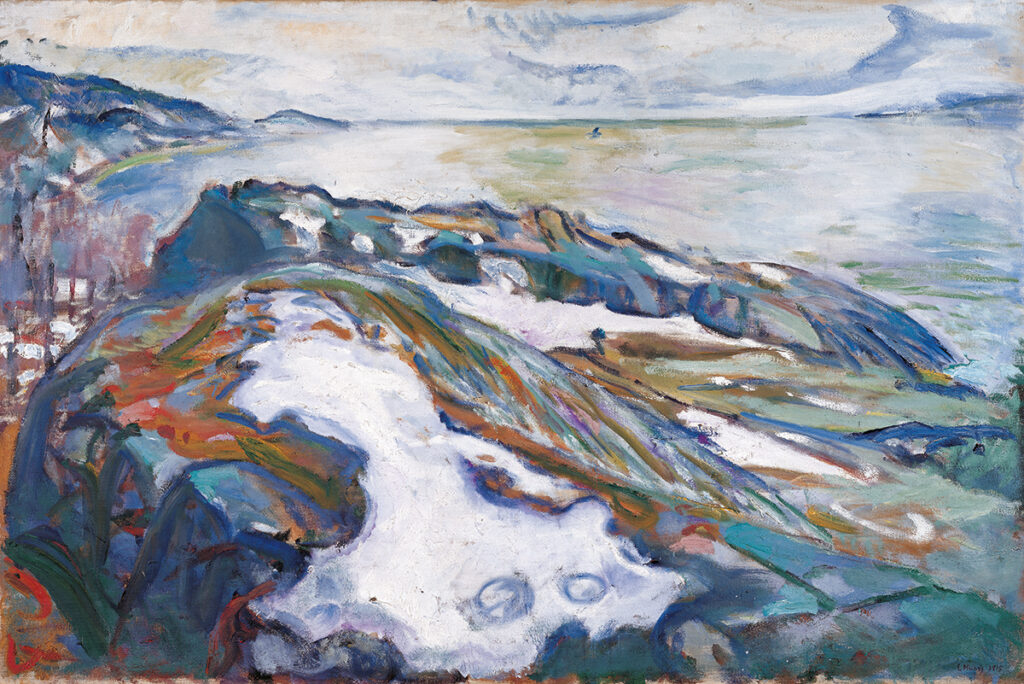 Edvard Munch, Winter Landscape, 1915