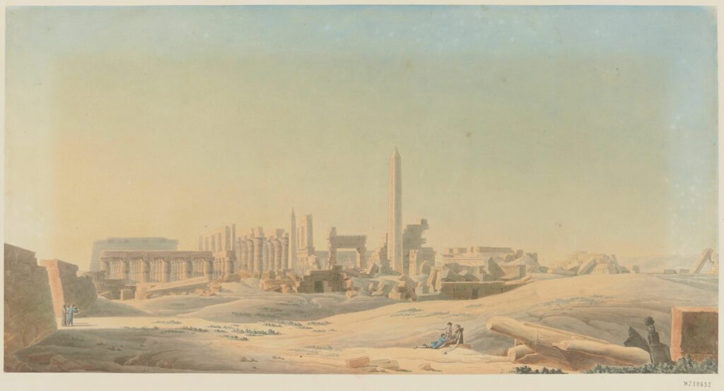 François-Charles Cécile et Charles-Louis Balzac, Karnak, 1798-1812