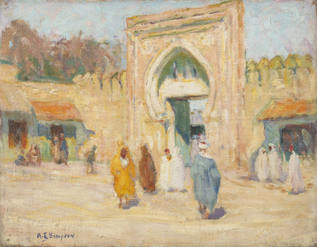 Annie Louise Simpson, Paysage marocain, 1912 