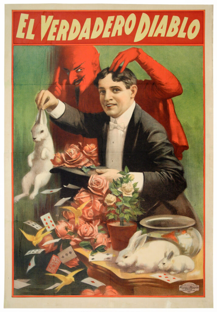Affiche de spectacle El Verdadero Diablo, 1907
