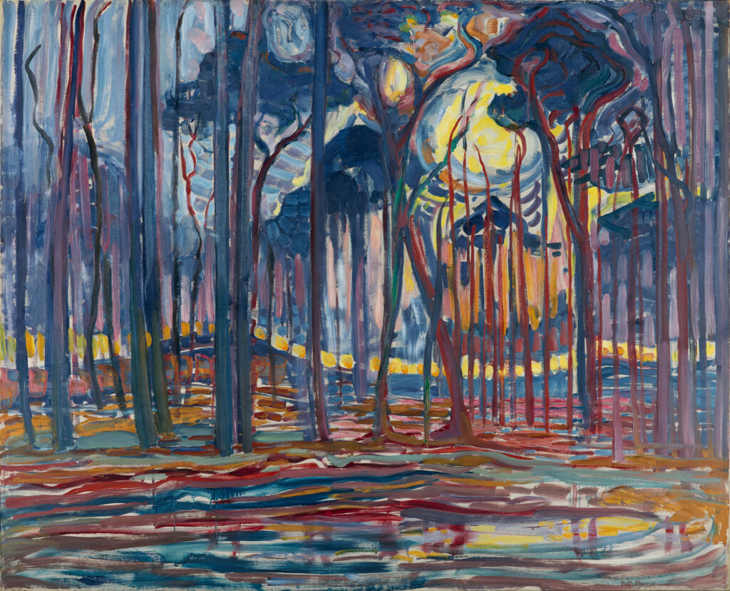 Piet Mondrian, Bois près d'Oele, 1908