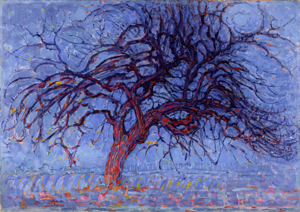 Piet Mondrian, Soirée l'Arbre Rouge, 1908-1910