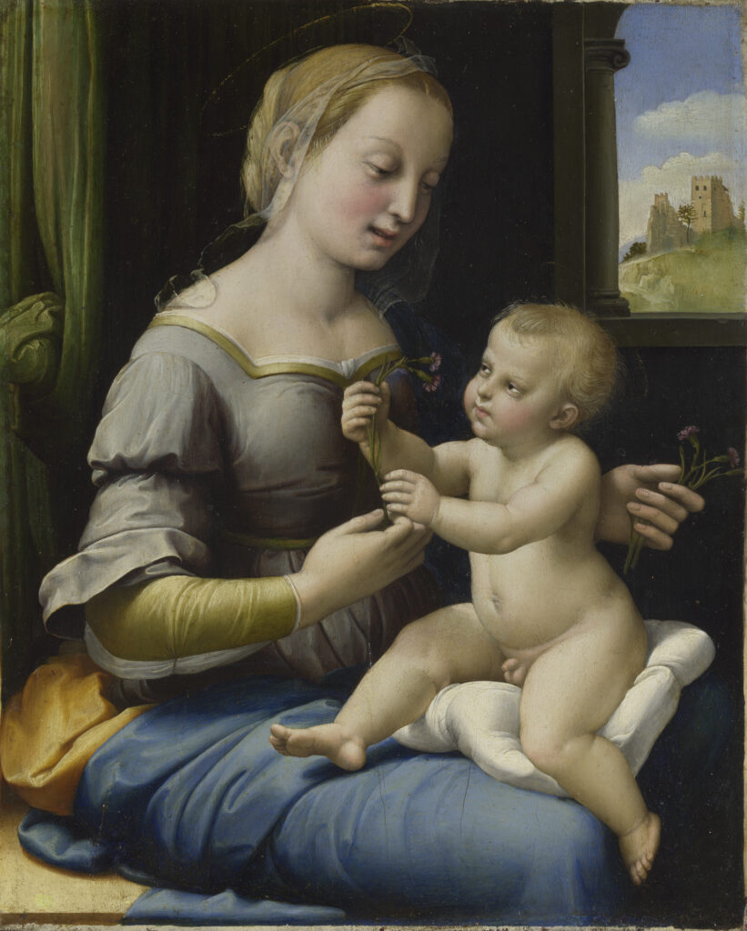 Raphaël, La Vierge aux œillets, 1506