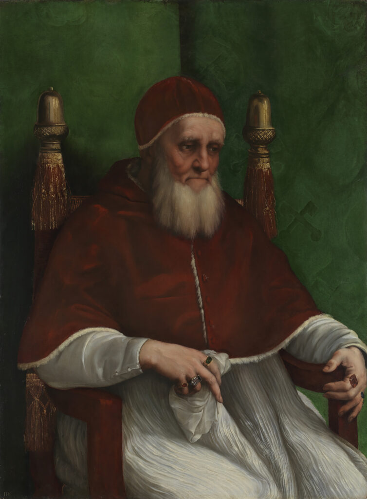 Raphaël, Portrait du Pape Julius II, 1511