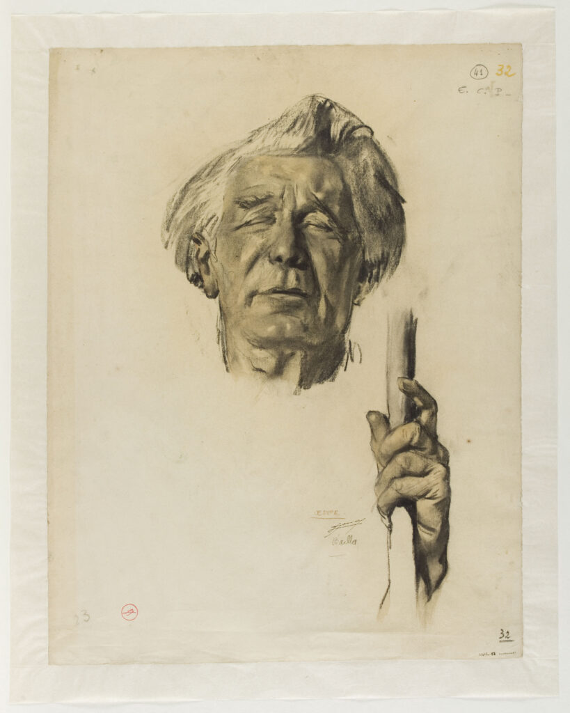 Lucien Jonas, Œdipe, tête et main gauche, 1916
