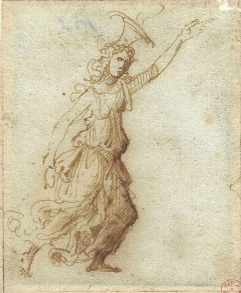 Marcantonio Raimondi, Divinité (Isis?), vers 1505