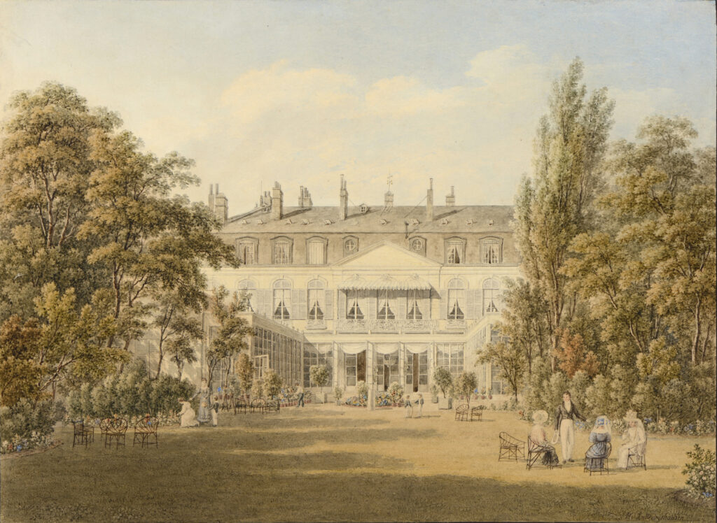 Johann Heinrich Luttringhausen, Le Jardin de l'Hôtel de Charost, Ambassade du Royaume-Uni, vers 1826