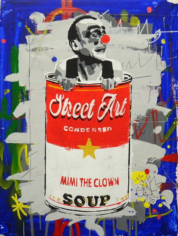 Mimi The Clown, Street Art Soup, 2020