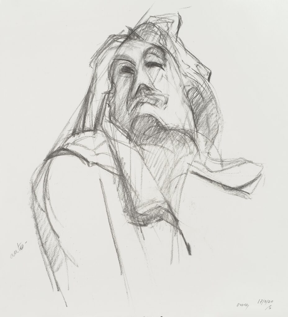 Pierre Buraglio, D’après Rodin, Balzac, 2020-2021.