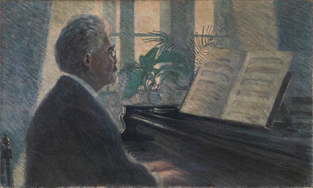 Egon Schiele, Leopold Czihaczek au piano, 1907