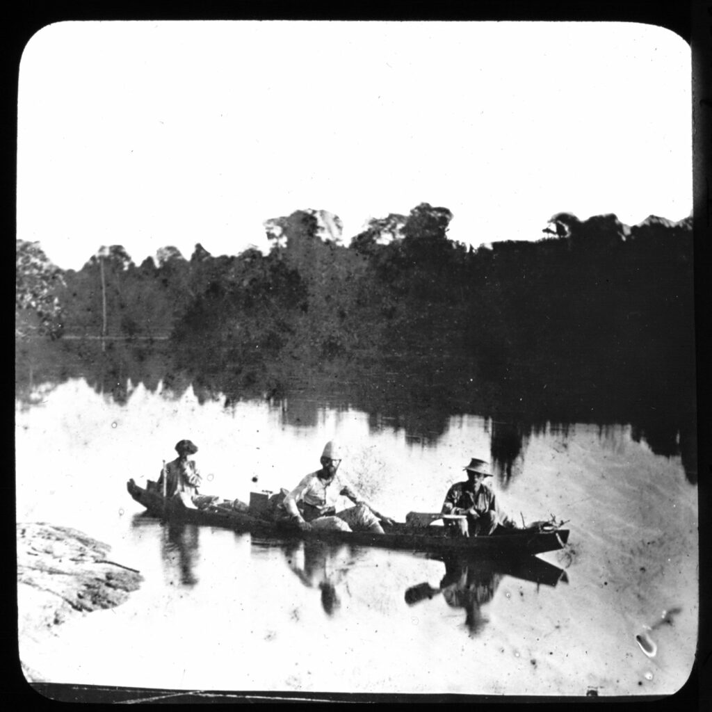La Curiara [pirogue] de l’expéditionJean Chaffanjon, 1886-1887