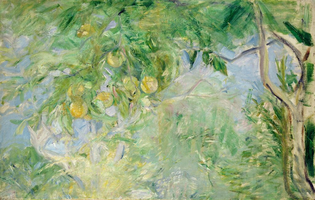 Berthe Morisot, Branches d'oranger, 1889