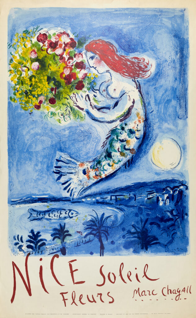 Marc Chagall, La Baie des Anges (Nice, Soleil, Fleurs), 1962