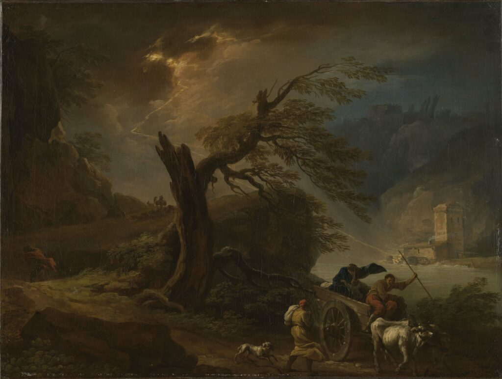 Claude Joseph Vernet, Paysage. Le Coup de tonnerre, vers 1763-1769