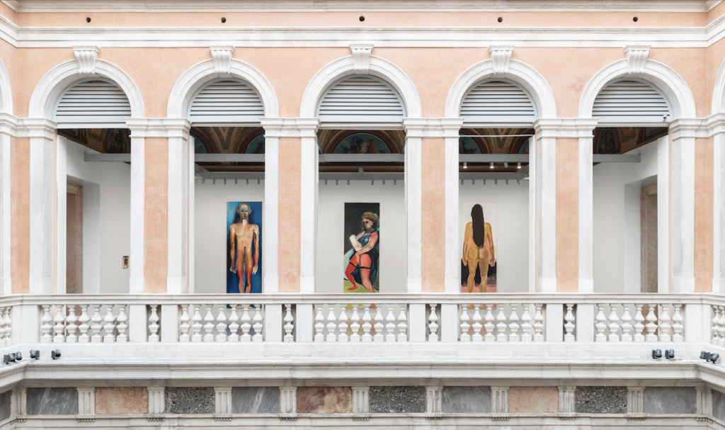 Vue de l'exposition Marlene Dumas au Palazzo Grassi / Collection Pinault, 2022