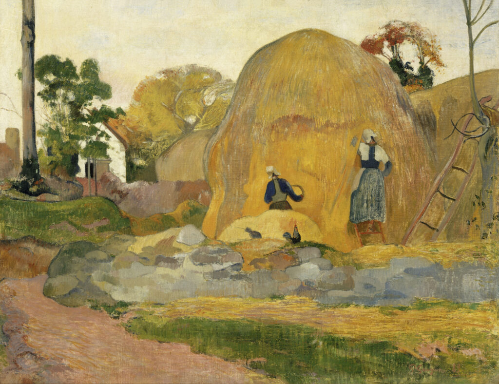 Paul Gauguin, Les meules jaunes, 1889