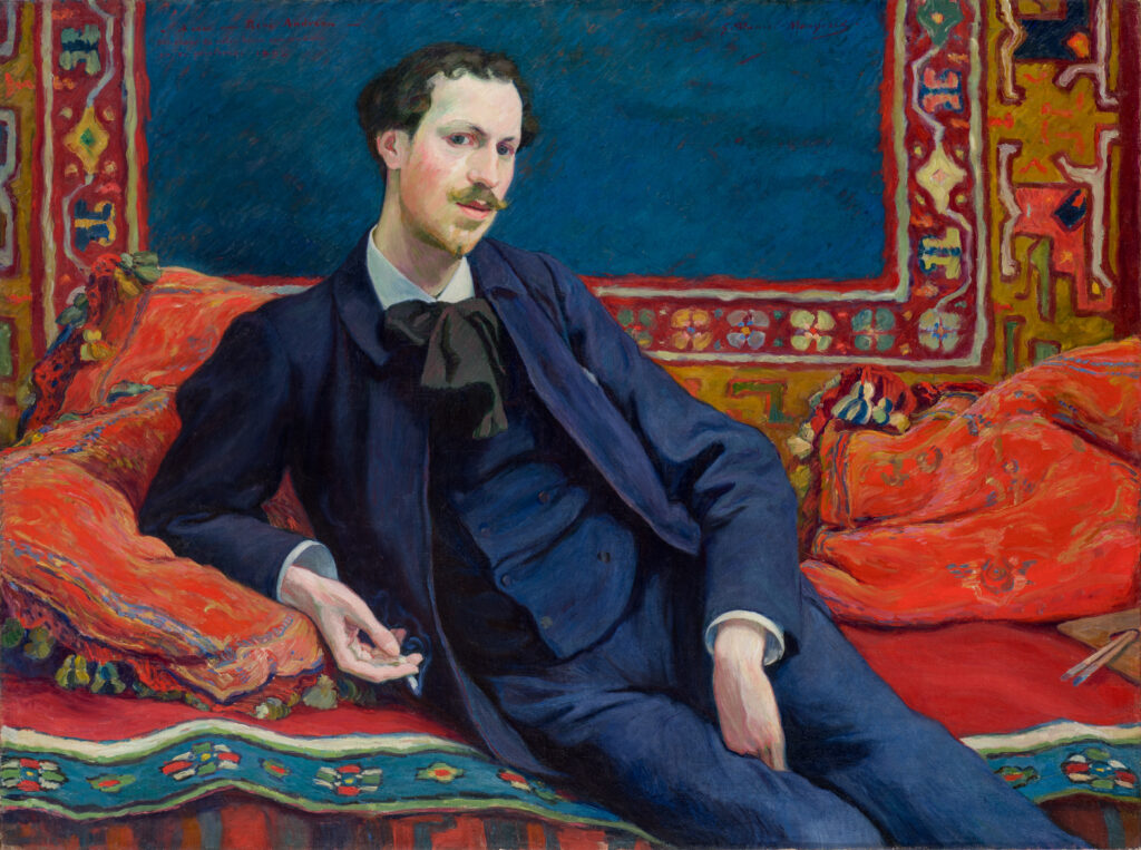 George Daniel de Monfreid, Portrait de René Andreau dans l'atelier, 1895