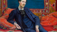 Exposition Monfreid sous le soleil de Gauguin au Musée d'art Hyacinthe Rigaud Perpignan - George Daniel de Monfreid, Portrait de René Andreau dans l'atelier, 1895