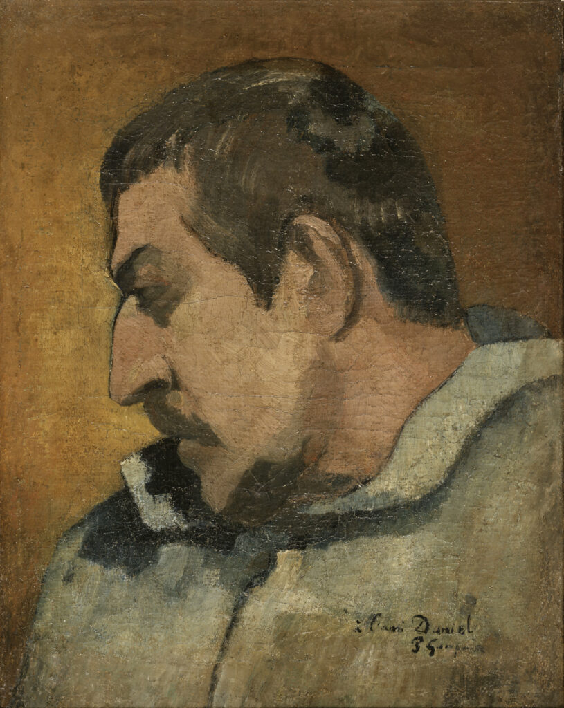 Paul Gauguin, Autoportrait à l'ami Daniel, 1896